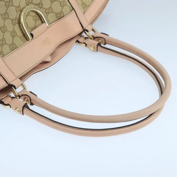 GUCCI GG Canvas Tote Bag Beige - Picture 8 of 15